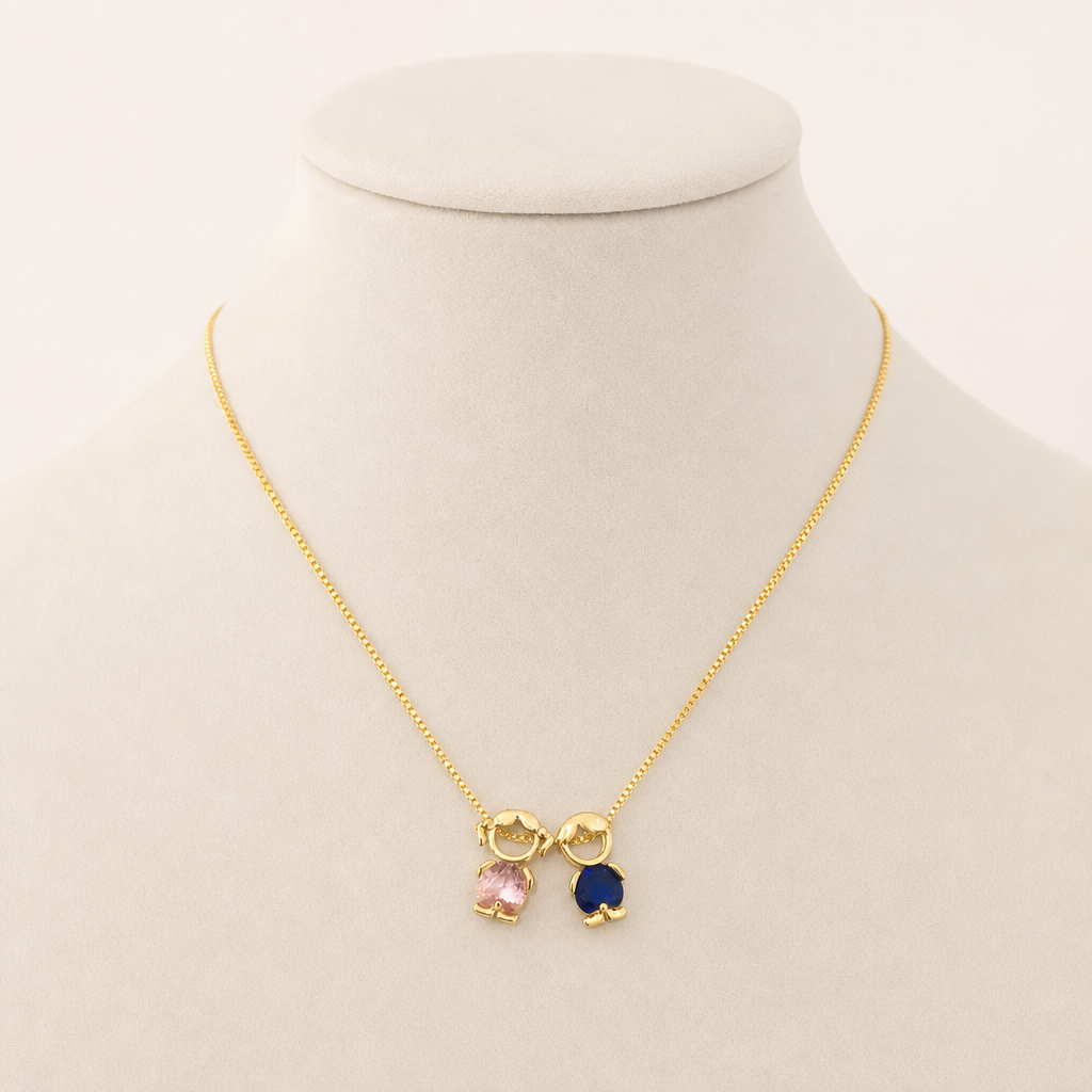 Collar de Colgantes Personalizados de Hijos